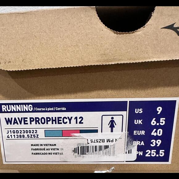 New Mizuno Wave Prophecy 12 Running Shoes Women's Size 9 - Picture 6 of 8